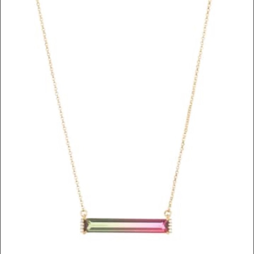 NWT Kate Spade Geo Gems Mini Pendant Necklace